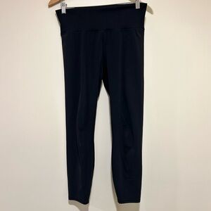 Vuori Black Leggings With Ribbed Waistband - Size Large